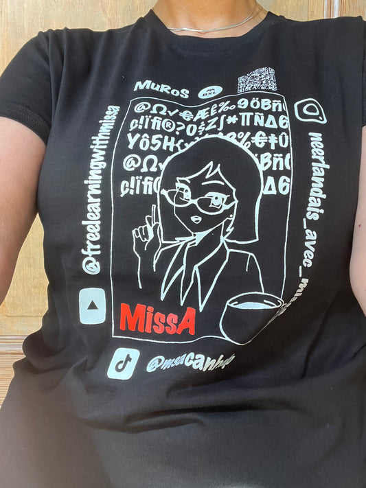 Short sleeve T-shirt BLACK